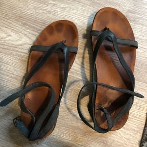 Chacos Leather sandals Black size 9